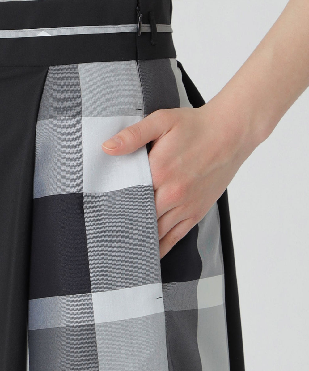 パーシャルチェックスカート（スカート）｜BLUE LABEL CRESTBRIDGE