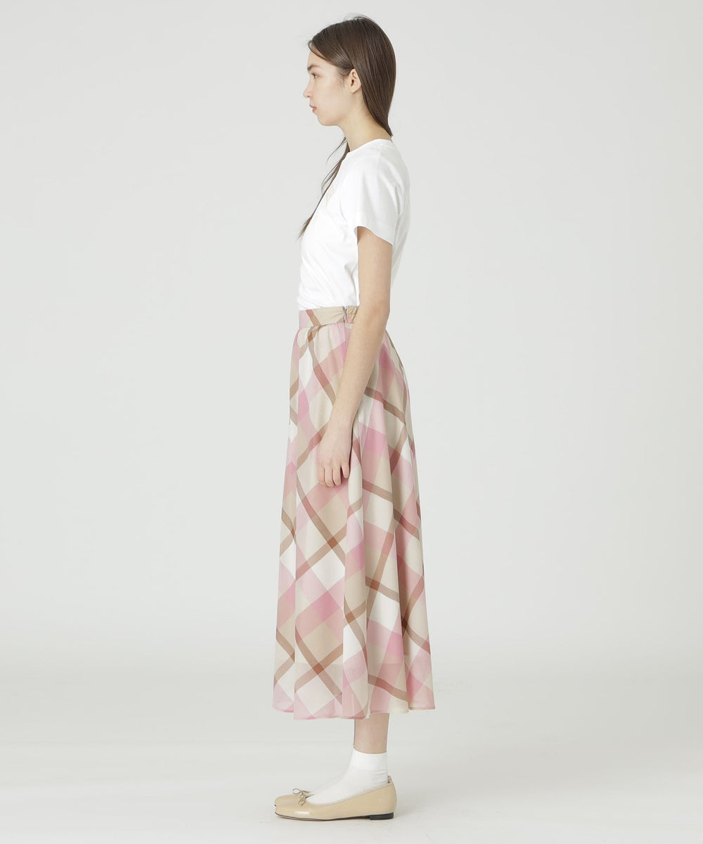 一部店舗限定】クレストブリッジチェックシアーポプリンスカート