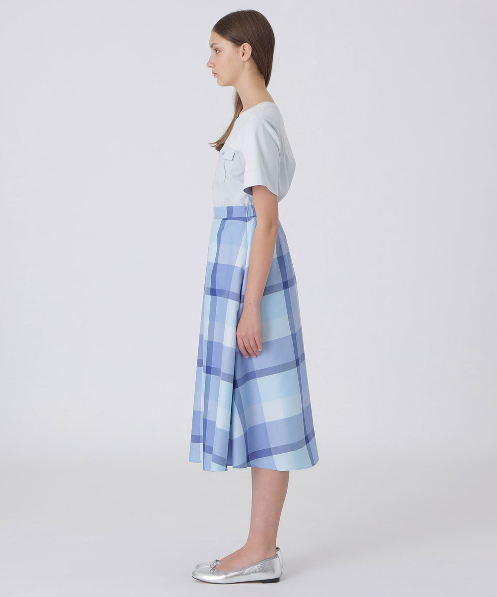 クレストブリッジチェックライトクロッシングツイルスカート（スカート