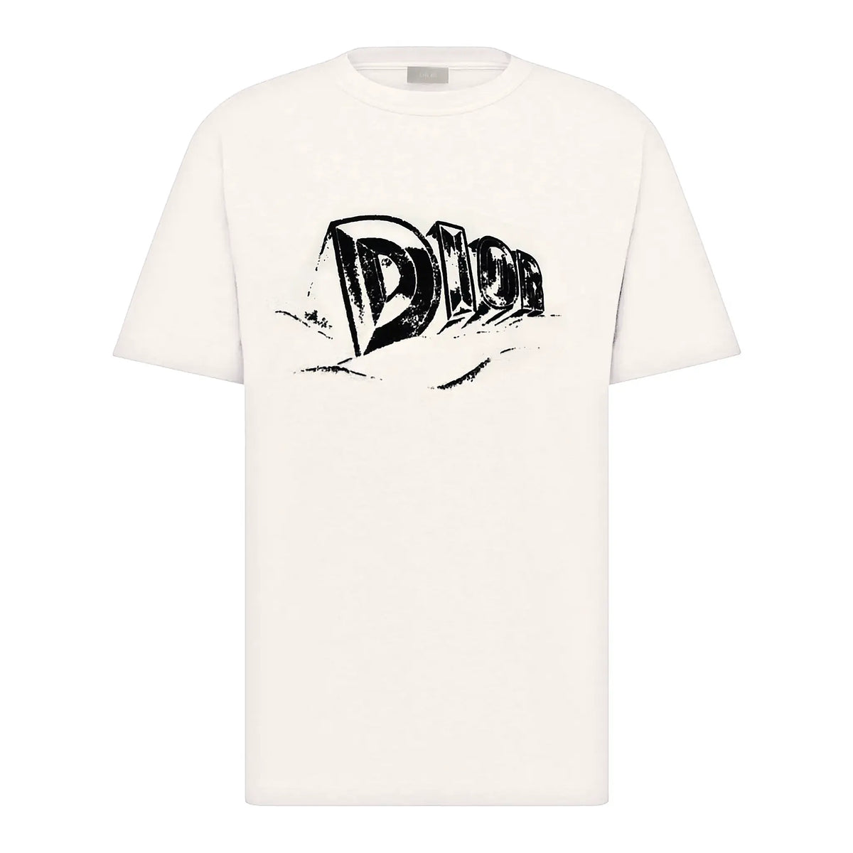 Dior Graffiti White T Shirt | 393J696A0849_C089