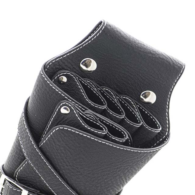 New! Malaga Black ・マラガ ブラック 軽量タイプ ☆ 6丁入れ革シザー