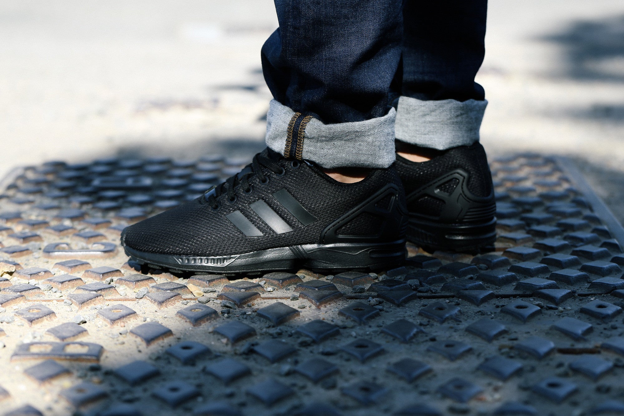 FLUX TT - size L オールブラック 送料無料 adidas ZX Flux Plus
