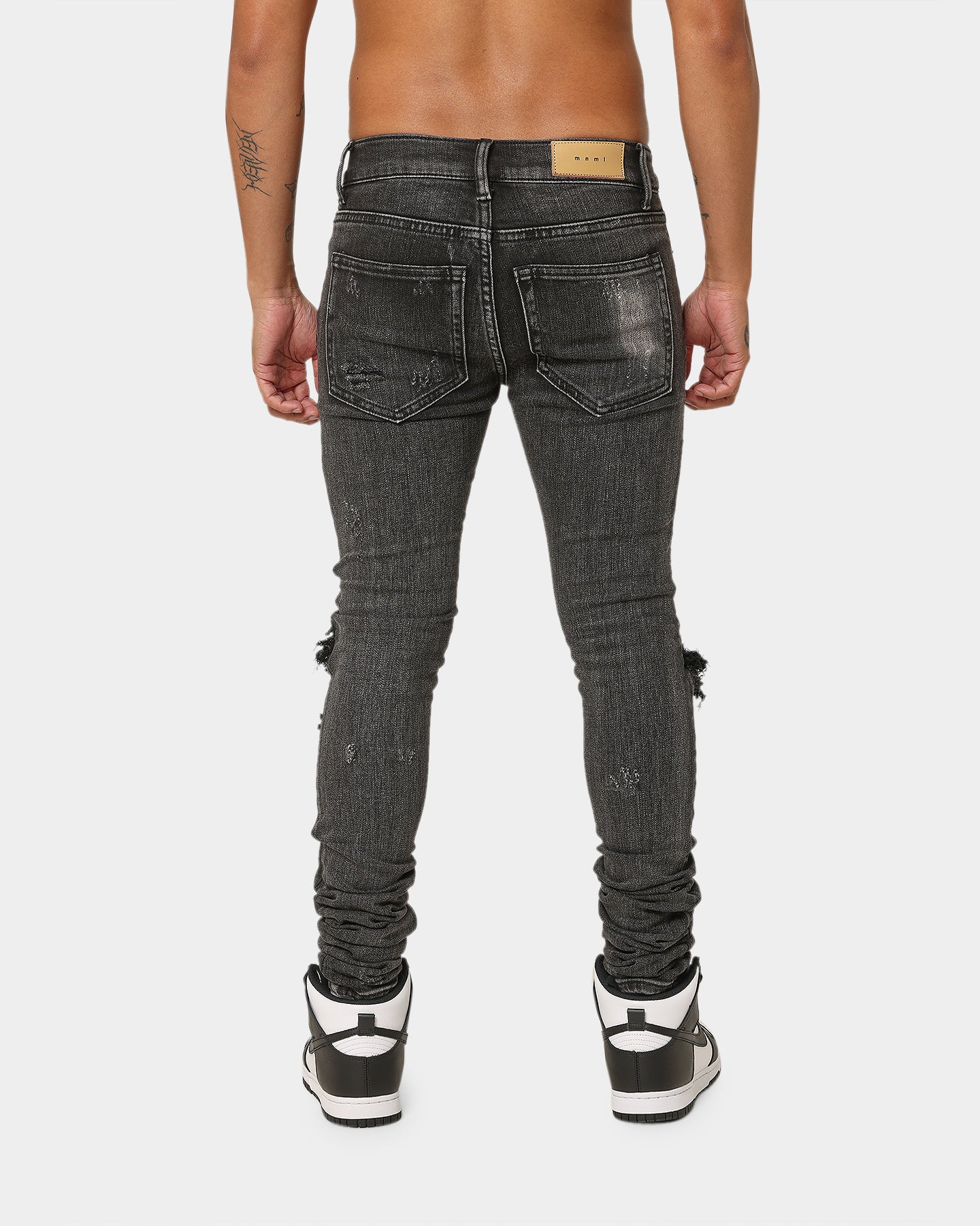 MNML X162 Stretch Denim Jeans Black | Culture Kings US