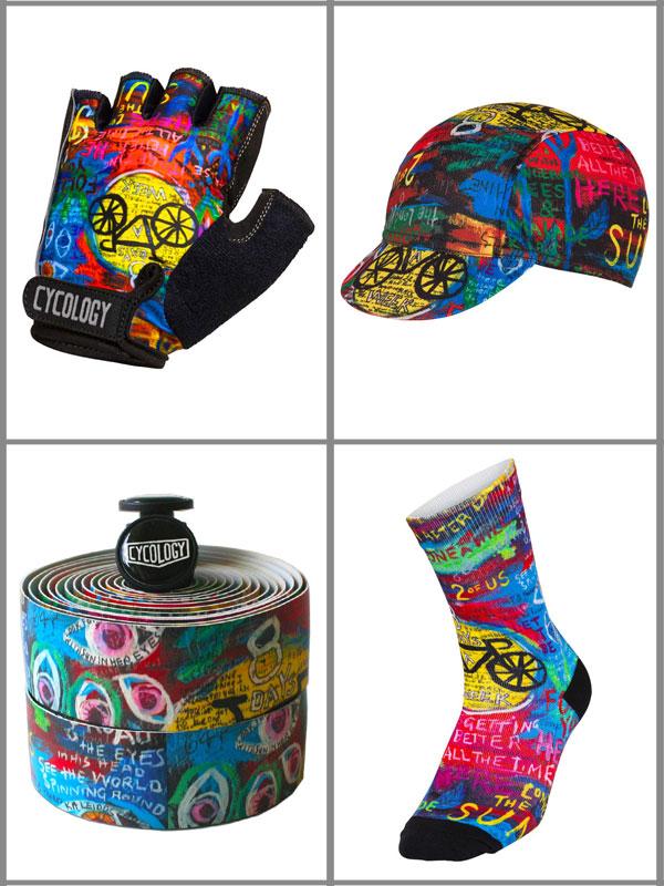 8 Days Blue Cycling Gloves | サイクリンググローブ CYCOLOGY