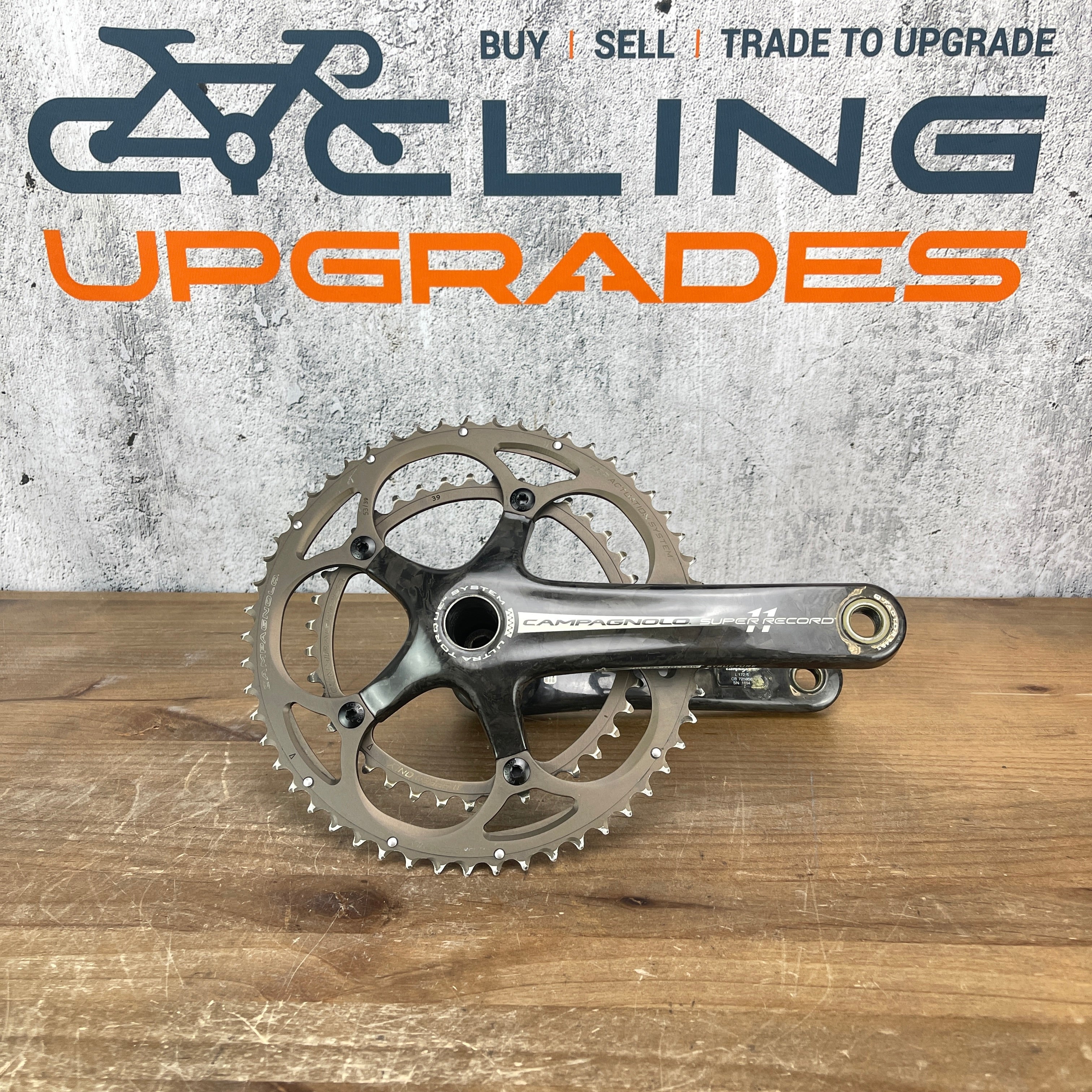 Campagnolo Super Record 11 172.5mm Carbon Crankset 53/39t 11-Speed