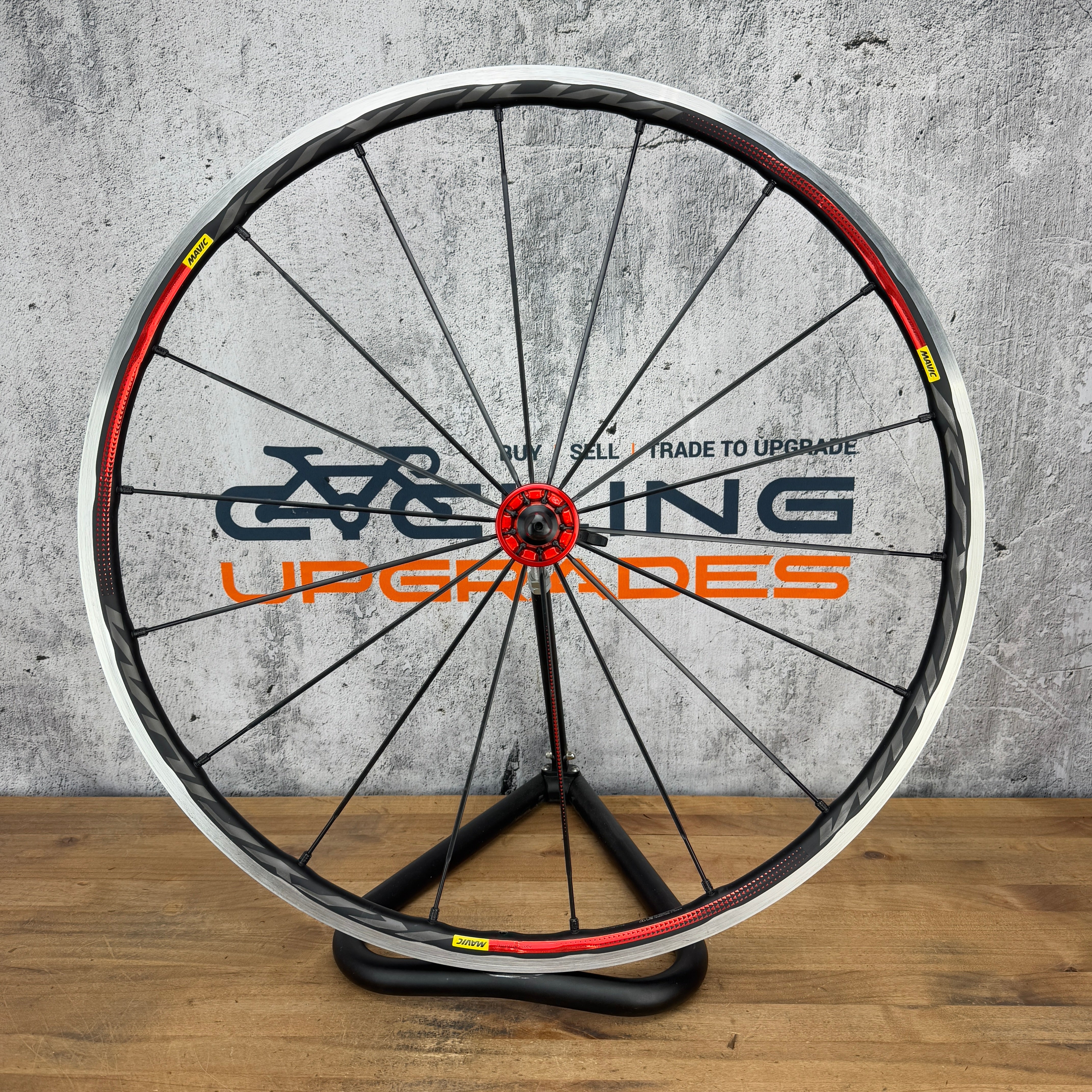 Mavic Ksyrium Pro Limited Edition Red Alloy Clincher Front Wheel