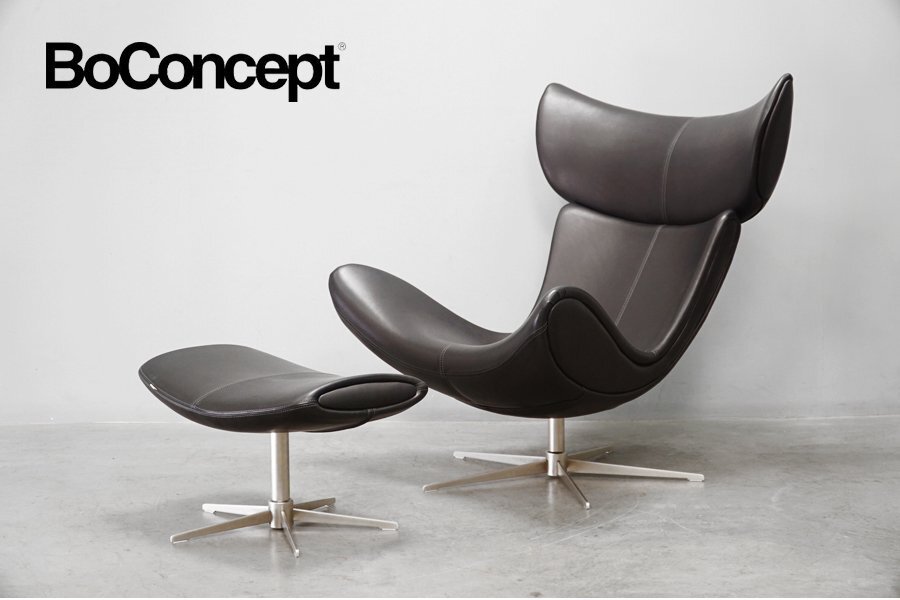 まさ@プロフ必読 BoConcept スキラ ボーコンセプト 黒 1人掛 まさ