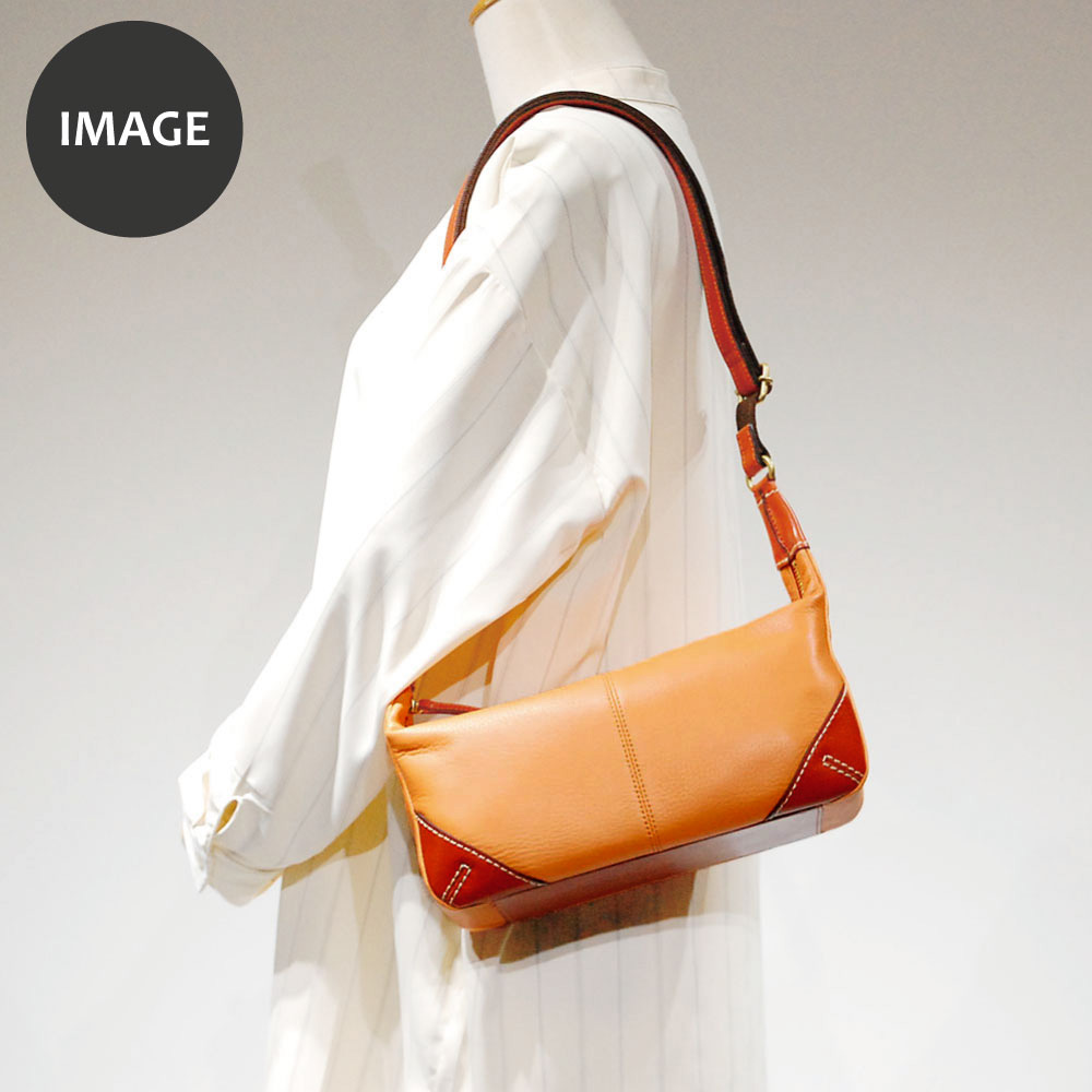 ソフトレザーの三日月形ミニショルダー - バッグアトリエA-LOOK