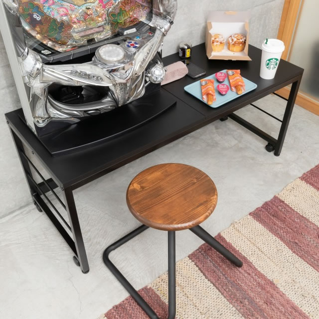 Aスロット製 スロット台アイアンスタンド 拡張サイズ テーブル