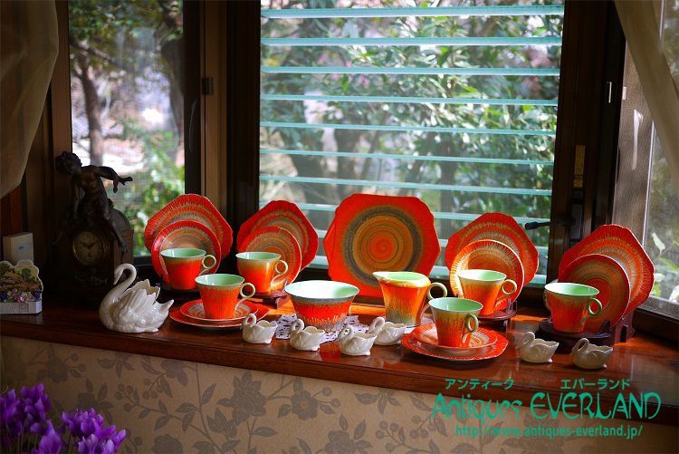 シェリー ティーセット アールデコ - アンティーク エバーランド