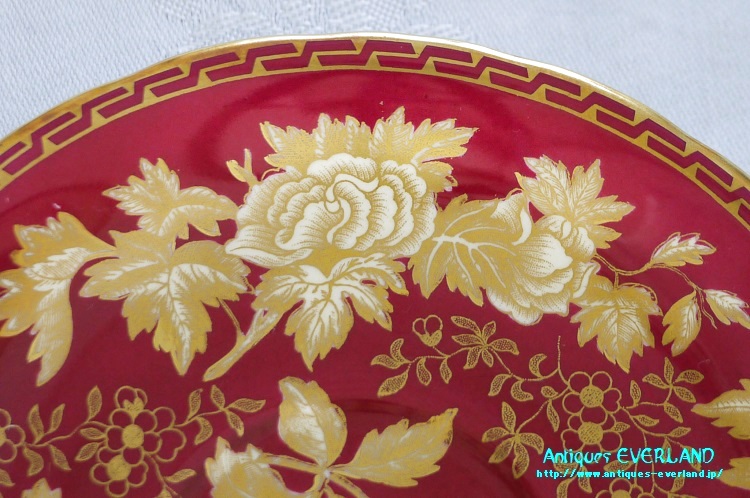 ウェッジウッド トンキン ルビー コンソメ カップ&ソーサー セット