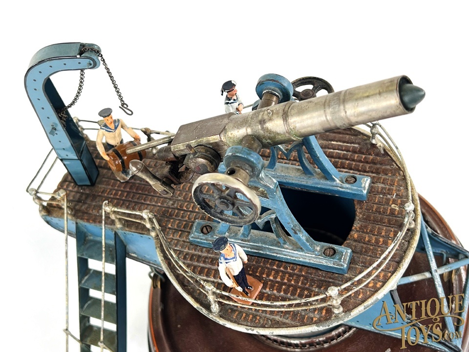 Marklin/Gebrüder Maerklin Tin & Brass Medium #8047 Coastal Gun