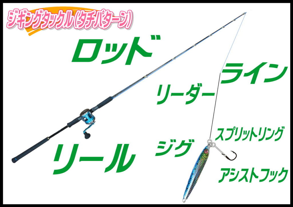ジギング（タチパターン） | 釣り具レジャー用品専門店 アングラーズ