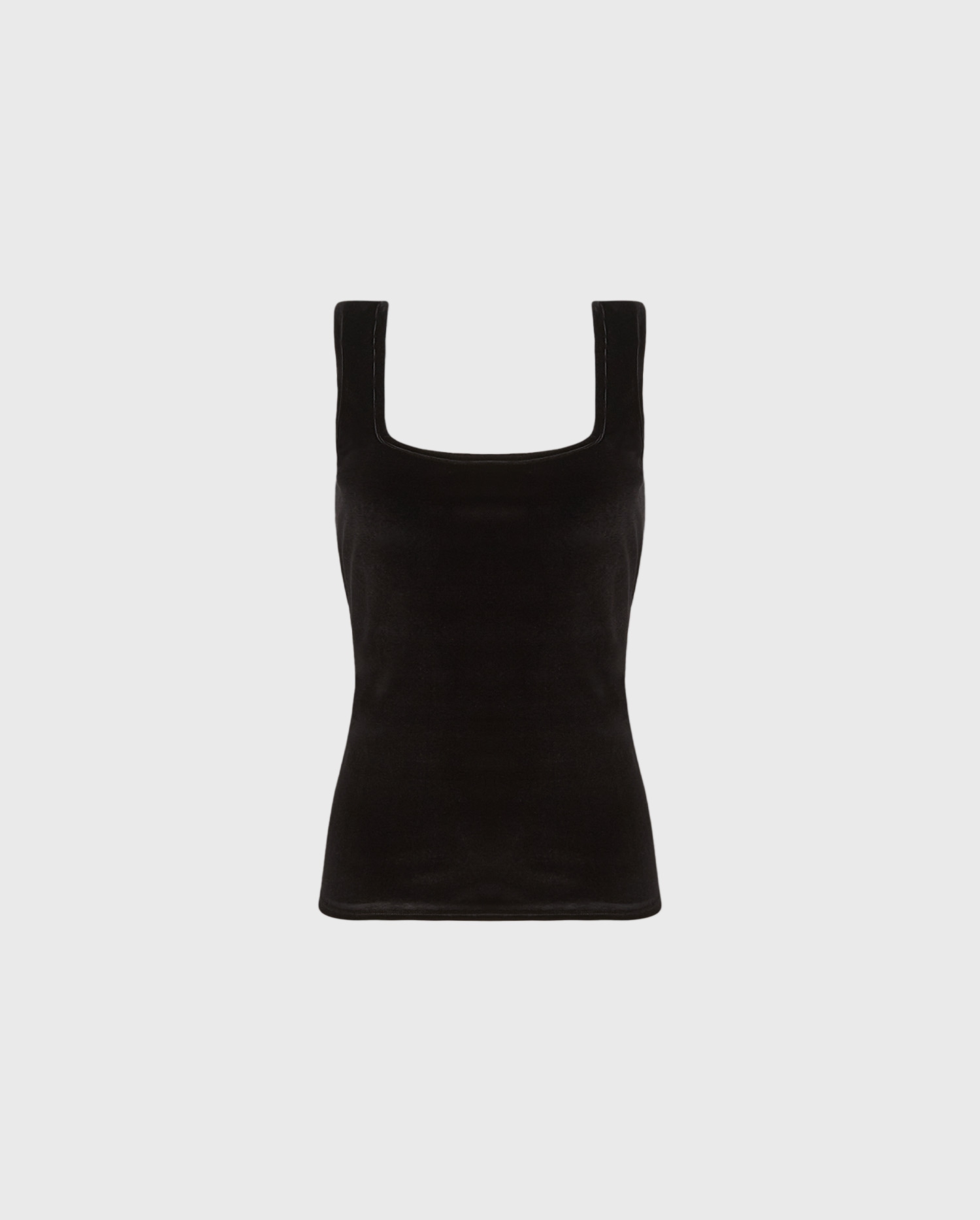 LADY Black Thick Strap Camisole | ANNE FONTAINE