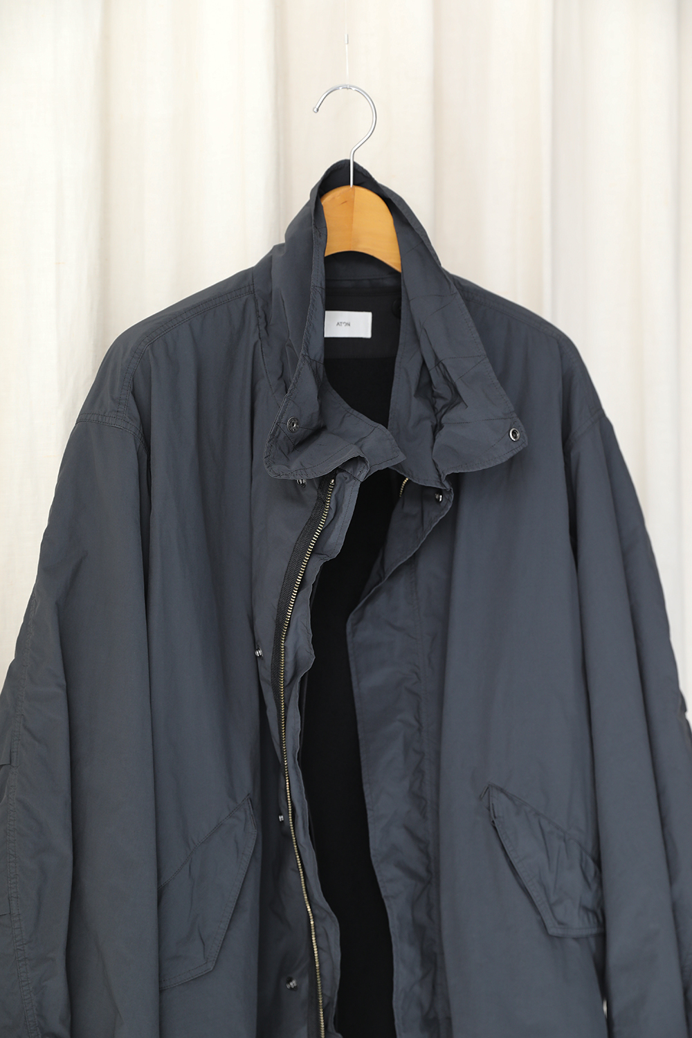 ATON」AIR VENTILE SHORT MODS COAT | ANOTHER LOUNGE