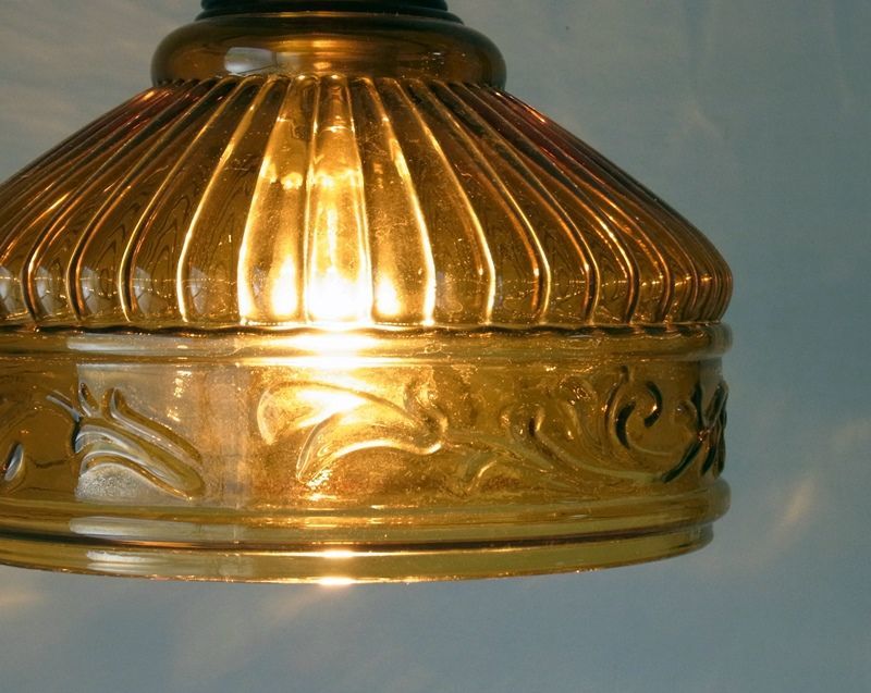 レトロペンダントライト1002 アンバー アトリエ Ansan