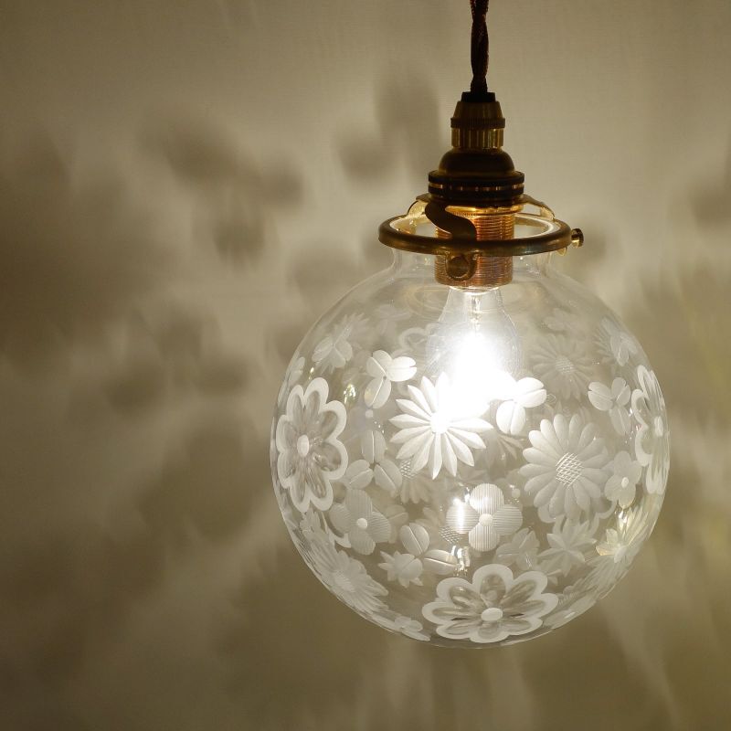 限定品 全花切子138ペンダントライト 藤本幸治 アトリエ Ansan