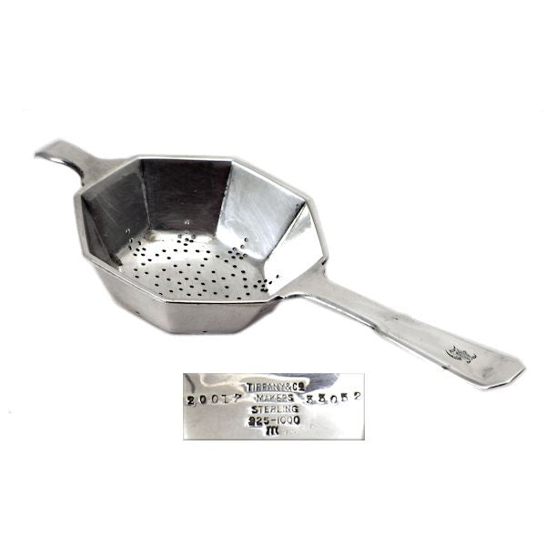 Tiffany & Co Sterling silver tea strainer - Andre Burgos Epicurean