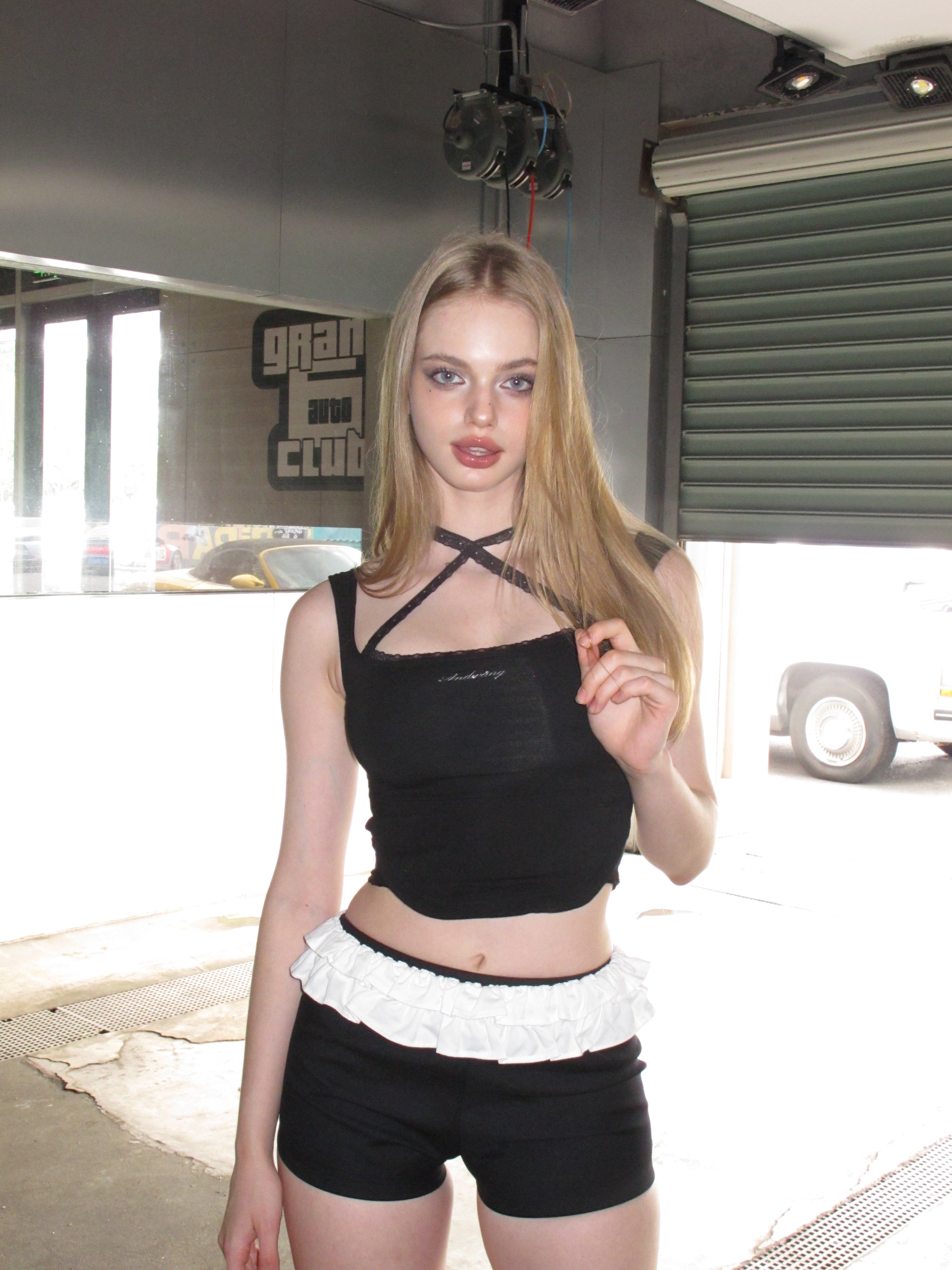 な*）様 ANDWANG Cross lace tanktop Cross lace tanktop