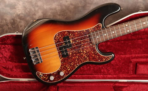1983 Squier JV - 62 Precision Bass, Sunburst – Andy Baxter Bass