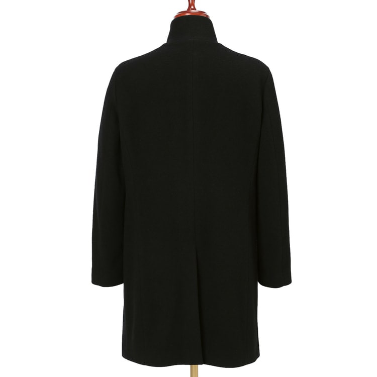 特価】【WEB限定価格】ウールスタンドカラーコート 黒 MAJI【AOKI公式