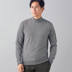 L＆Wデザイン】仕立て屋シリーズ ボーダーハイネックセーター【AOKI