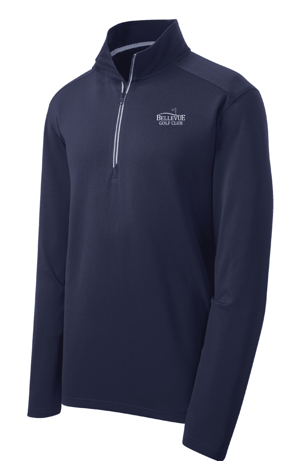 Bellevue Golf Club Men's Sport-Tek Sport-Wick Textured 1/4 Zip