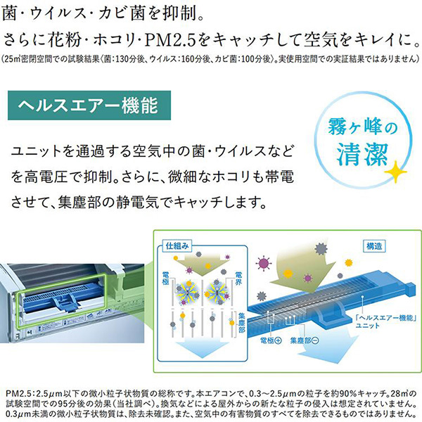 MSZ-BXV2224-W 三菱電機 ルームエアコン 霧ヶ峰 BXVシリーズ おもに6畳