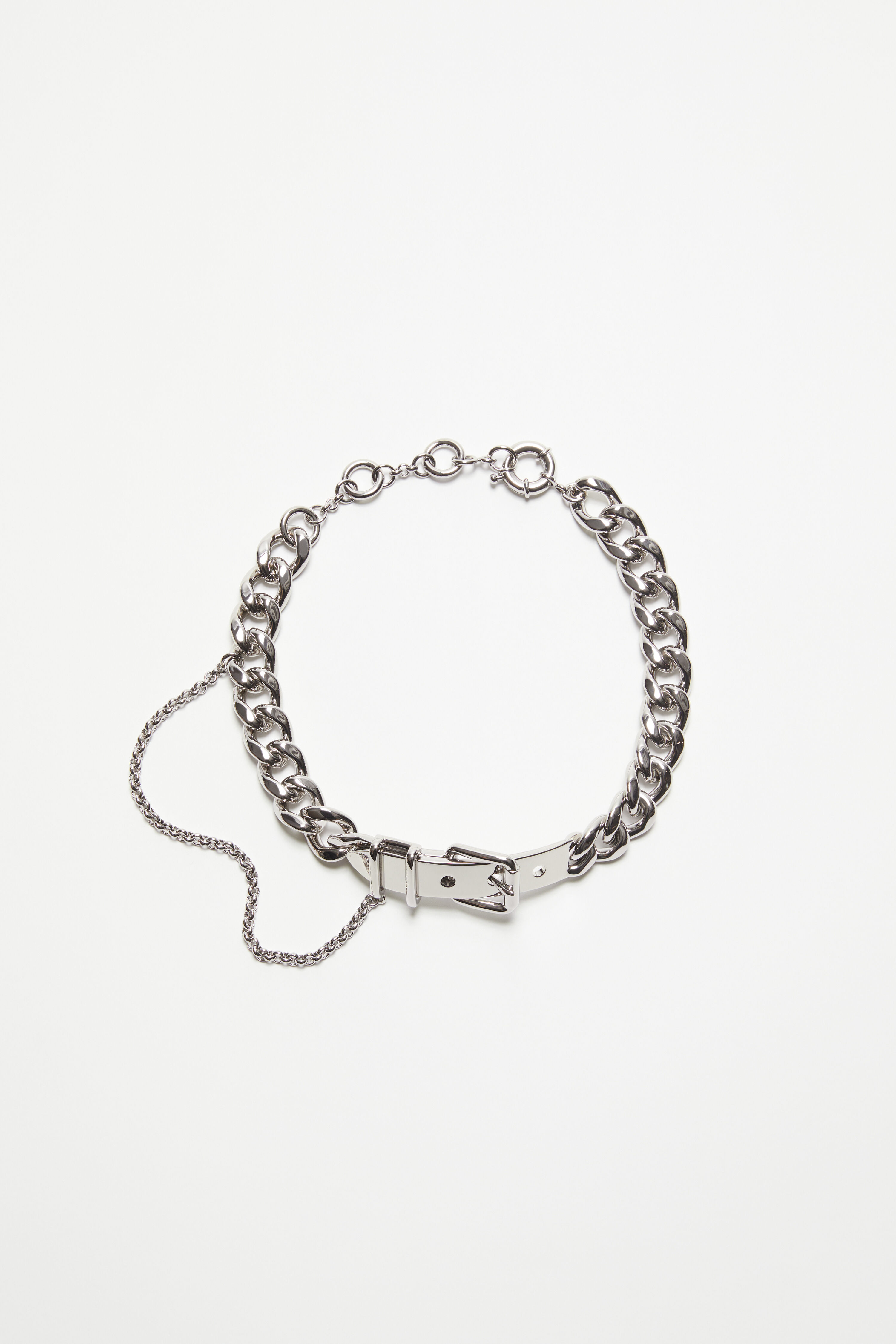Acne Studios - バックルチェーンネックレス - シルバー