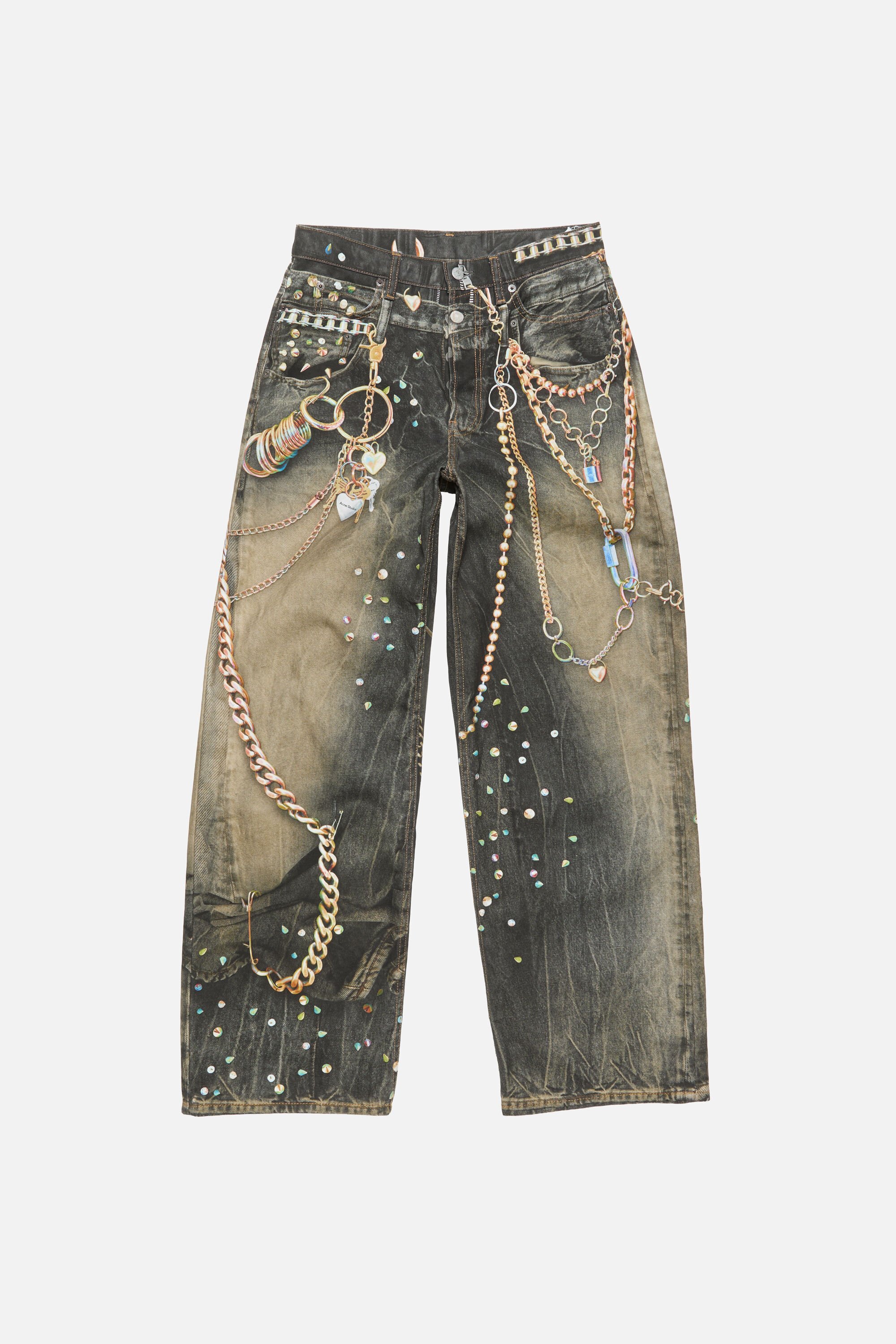 Acne Studios - trompe-l'oeil jeans - 1981 - Mid blue