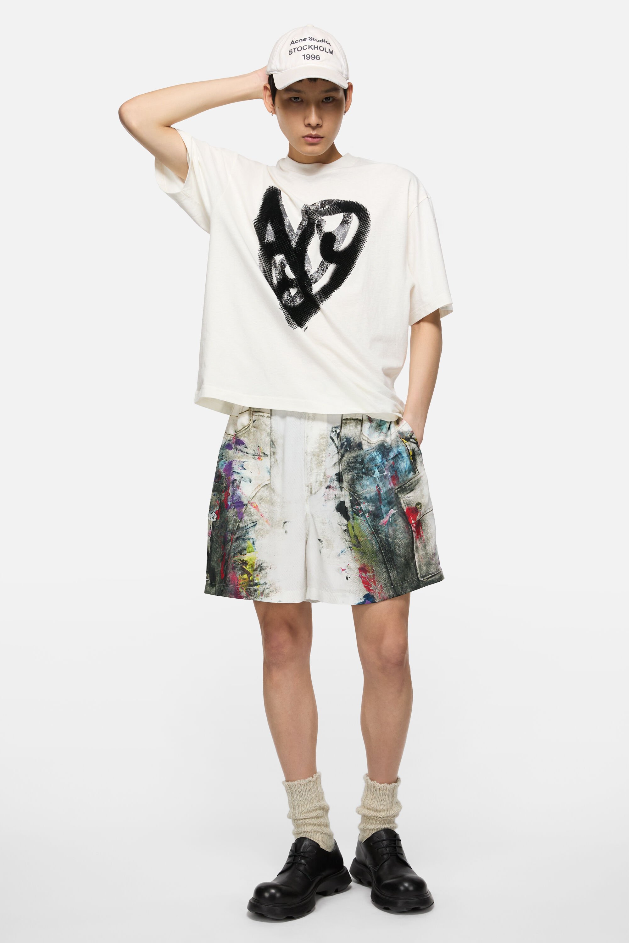 Acne Studios - Printed t-shirt - Optic White