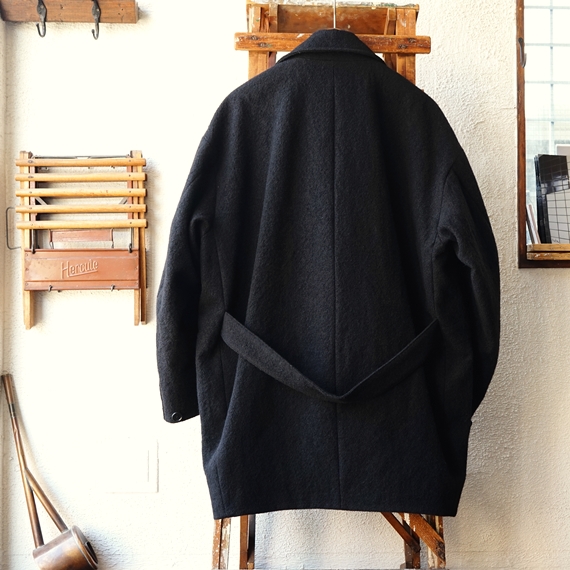 STILL BY HANDウールラペルドオーバーサイズコート スティルバイハンド