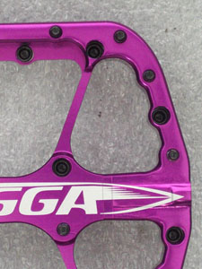 CHROMAG CONTACT フラットペダル パープル MTB クロマグ CHROMAG