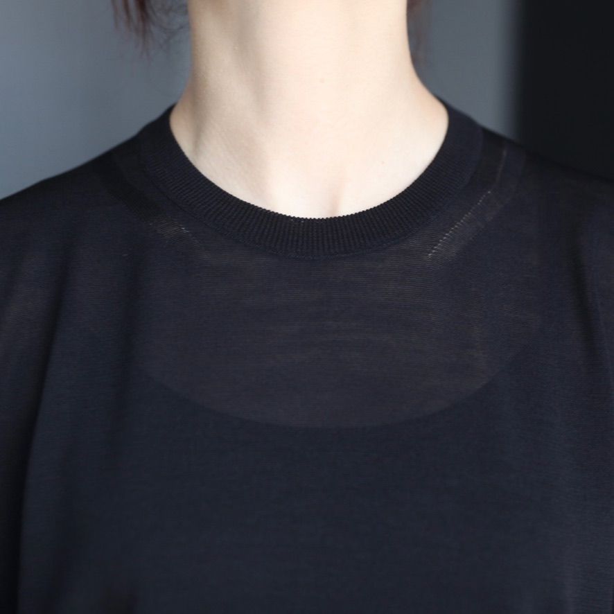 ssstein - 【残りわずか】Wool/Silk Knit Crew Neck LS | ACRMTSM