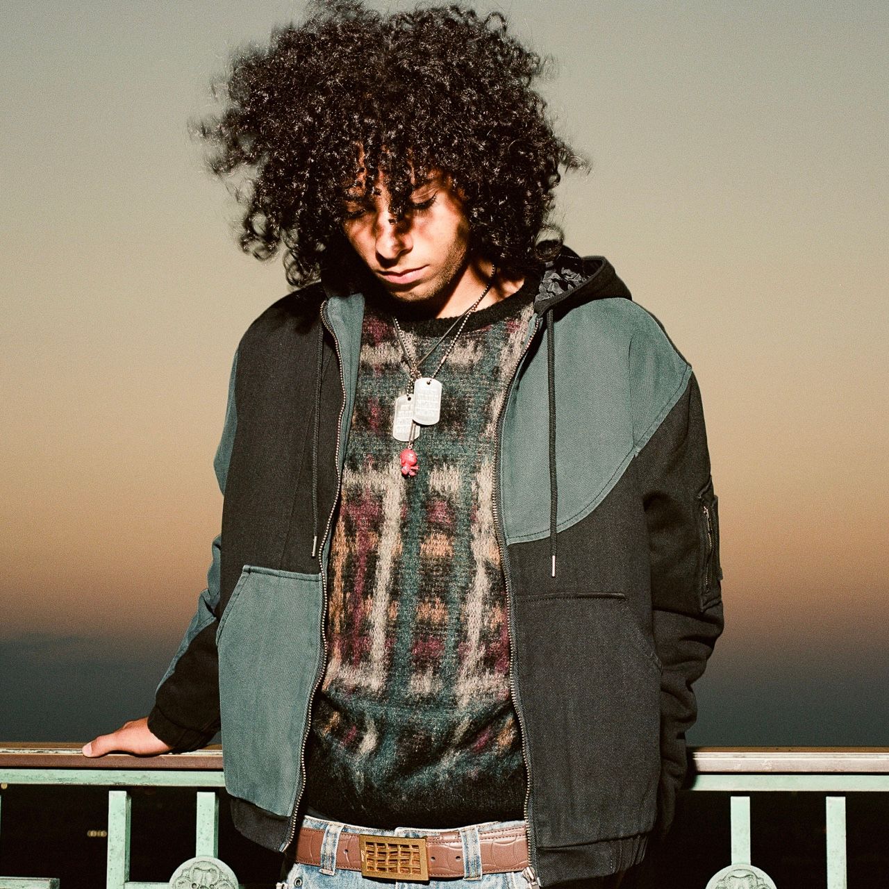 Dime - 【残りわずか】Panel Denim Hooded Bomber | ACRMTSM ONLINE STORE