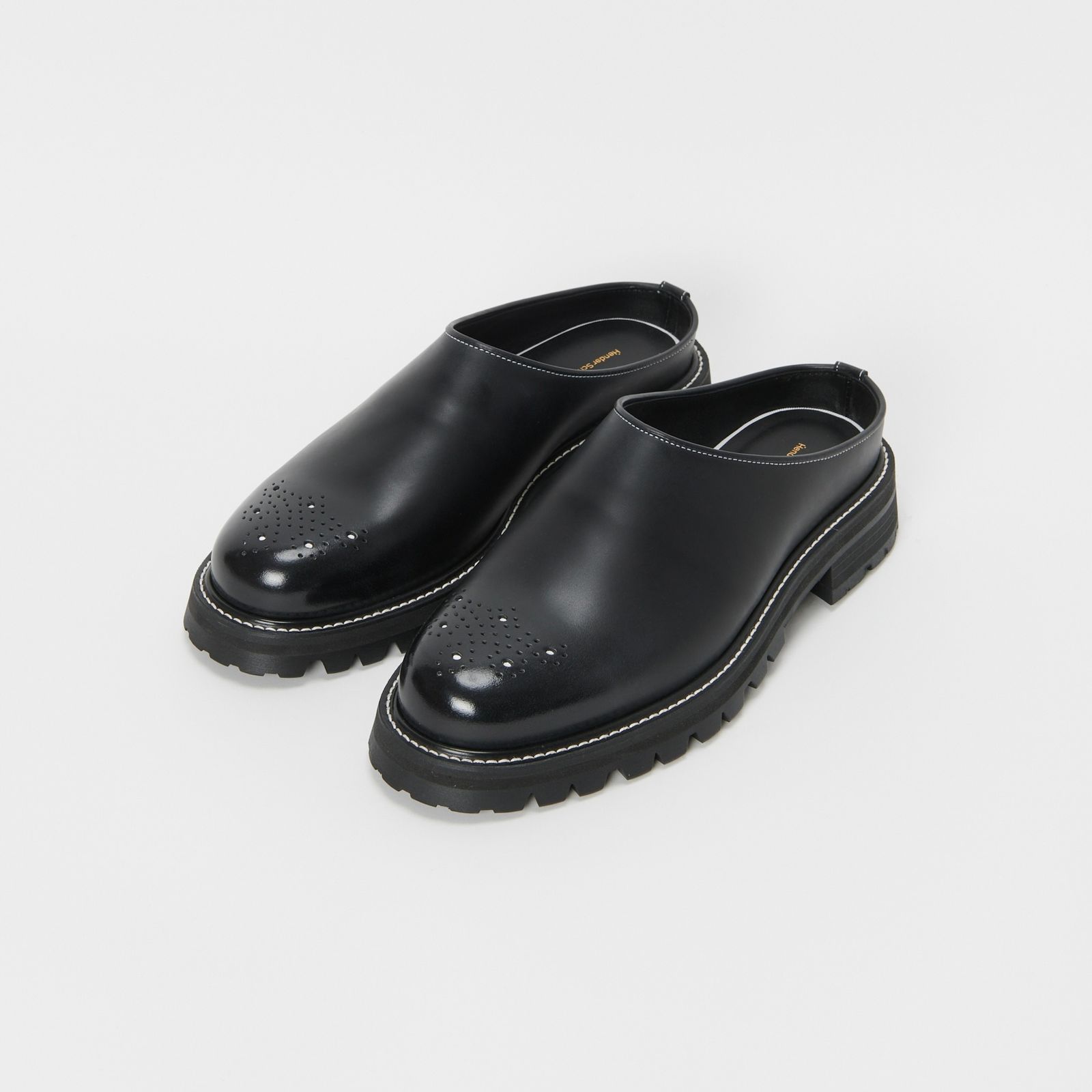 Hender Scheme - 【残り一点】Commando Mule(BLACK×WHITE) | ACRMTSM