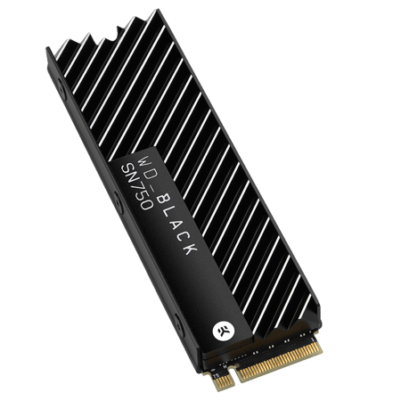 WD_BLACK SN750 500GB NVMe M.2 Internal Gaming SSD with Heatsink