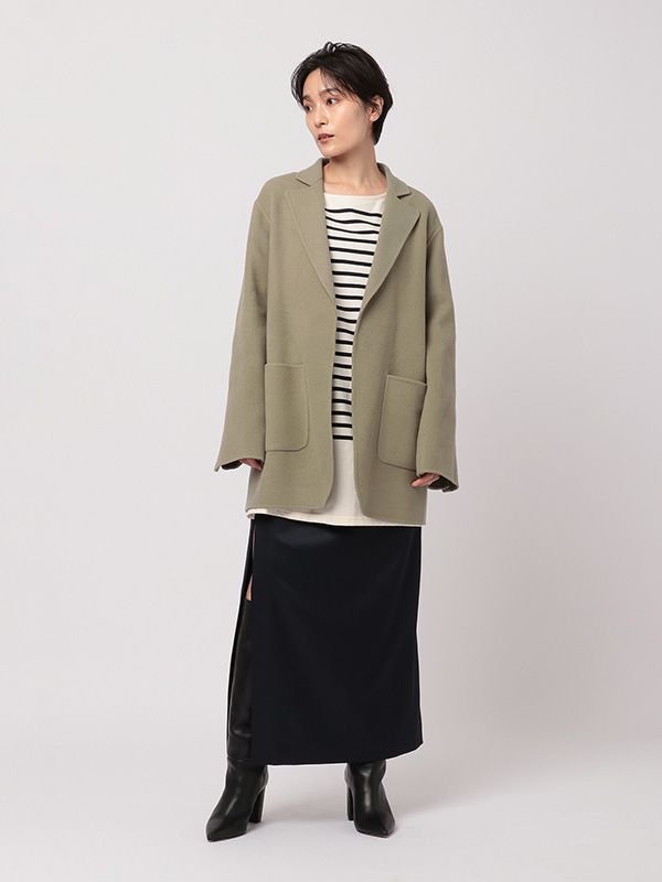 ETRE TOKYO - ウールリバージャケット - GREEN | ADDICT WEB SHOP