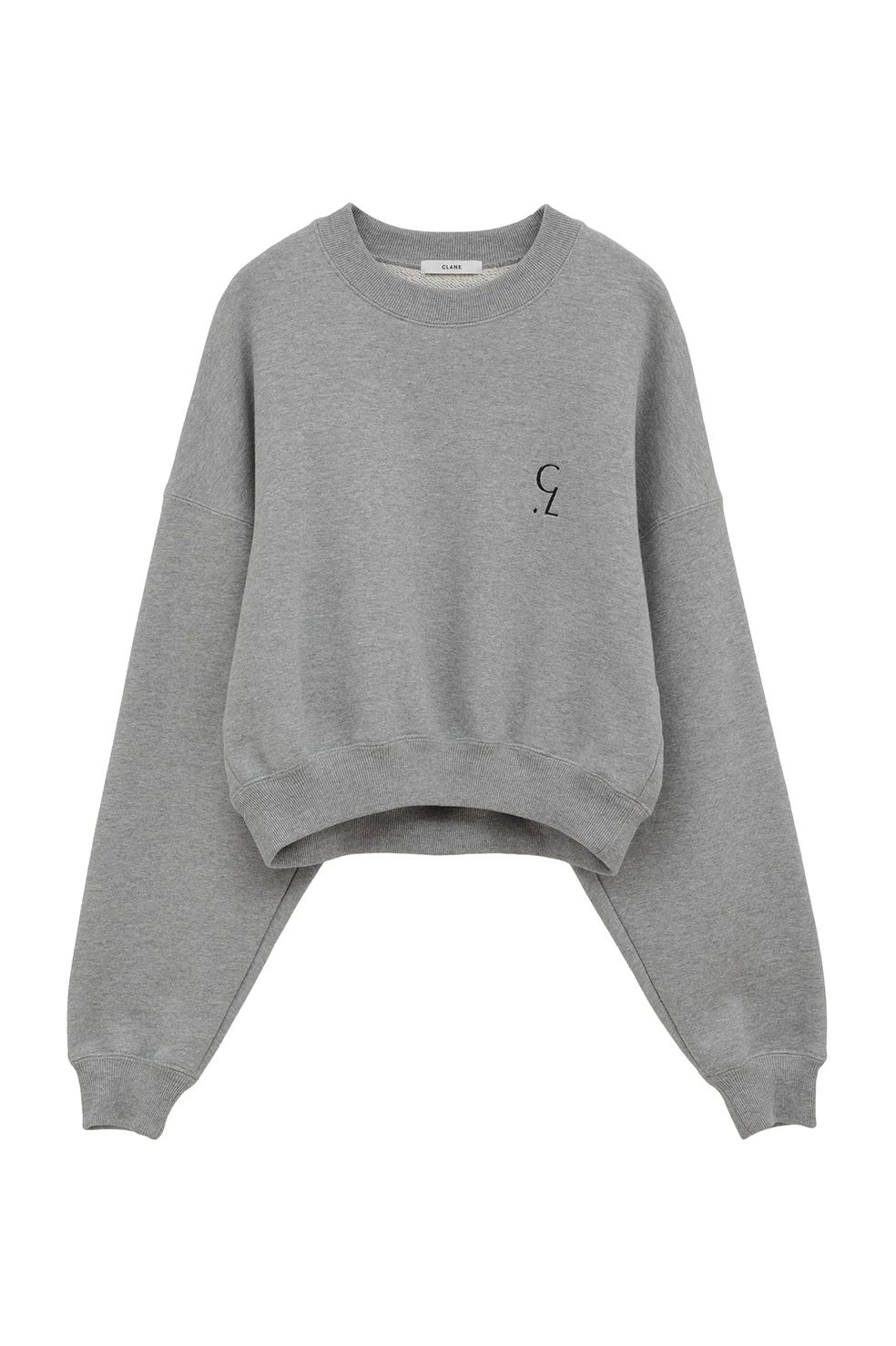 CLANE - 【3色展開】 ロゴスウェットトップス - LOGO SHORT SWEAT TOPS