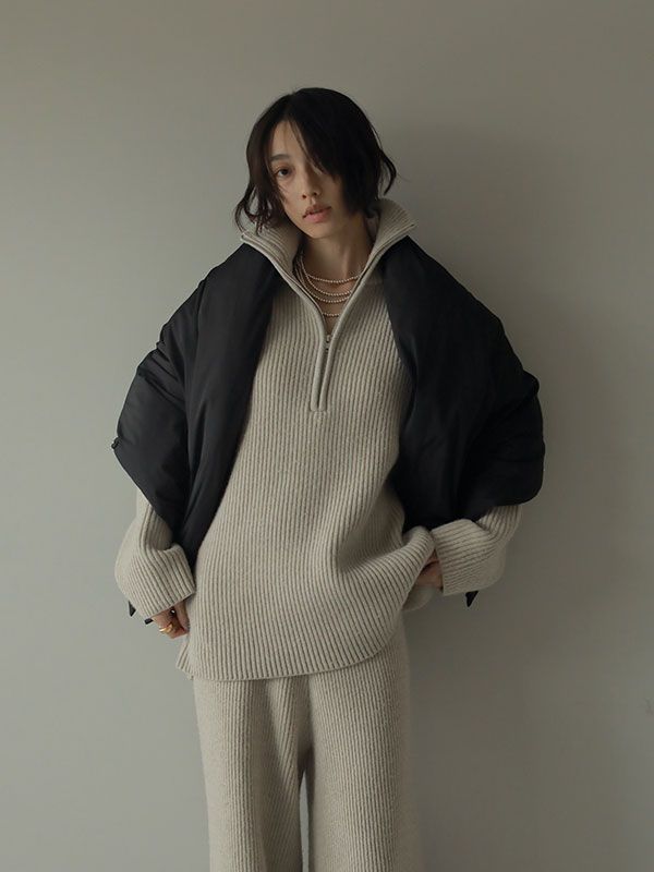 ETRE TOKYO - 2wayパディングストール - BLACK | ADDICT WEB SHOP