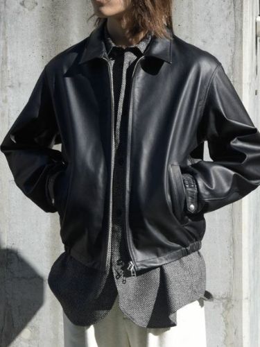 UNIVERSAL PRODUCTS - 【26SS】レザードリズラーブルゾン - LEATHER