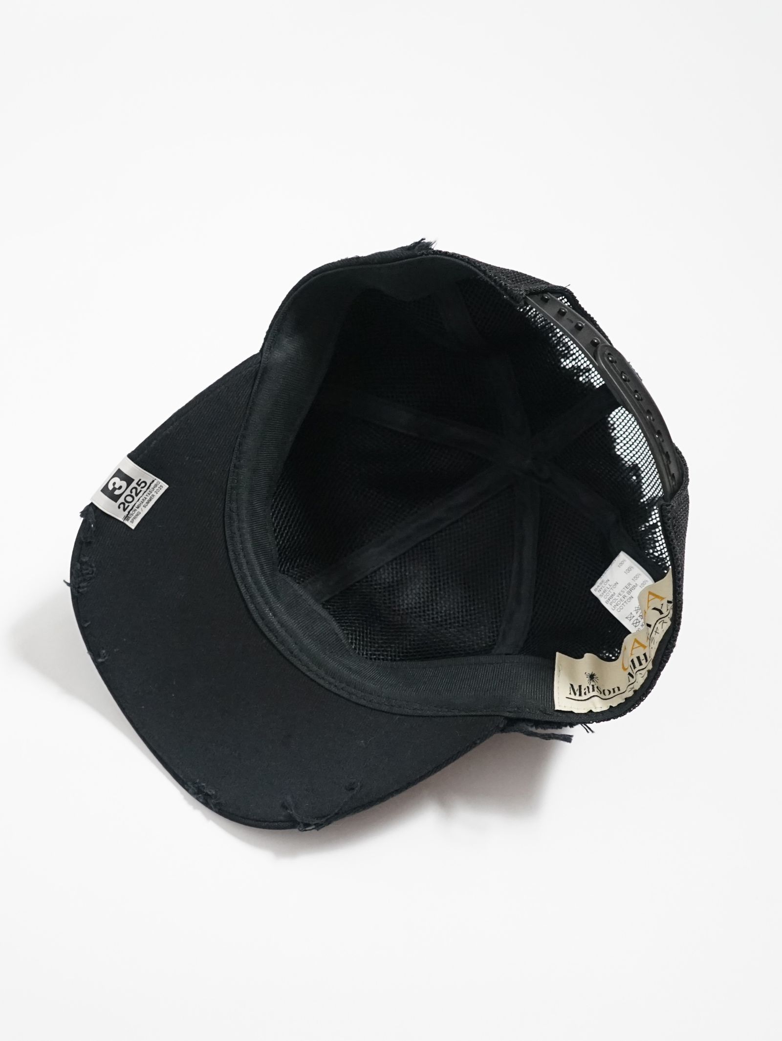 Maison MIHARA YASUHIRO - ”MMY”CRUSHED DETAIL CAP - クラッシュド