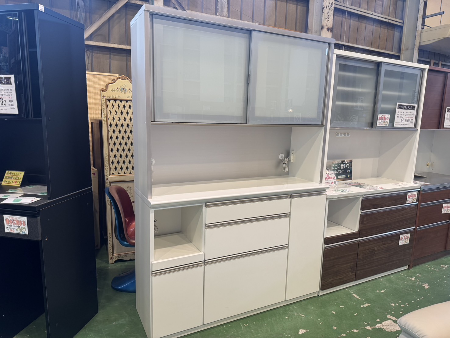 松田家具｜スライド扉｜キッチンボード｜ガウディ1400買取致しました