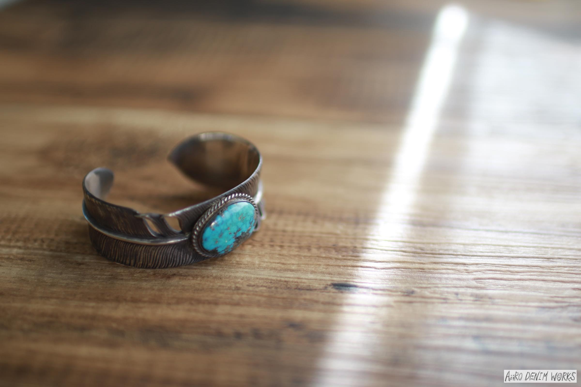 ラッキージョン ターコイズ シルバーバングル ラッキージョン