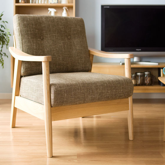 1人掛けソファ 北欧 肘掛けあり henrysofa | 家具・インテリア通販