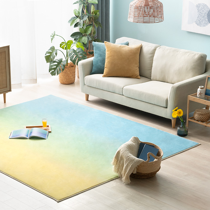 グラデーションラグ Nalu(ナル)190×190cm | 家具・インテリア通販