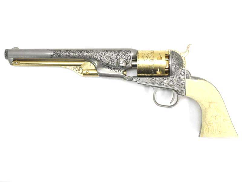 フランクリンミント] コルト M1861 Navy カスター将軍のリボルバー