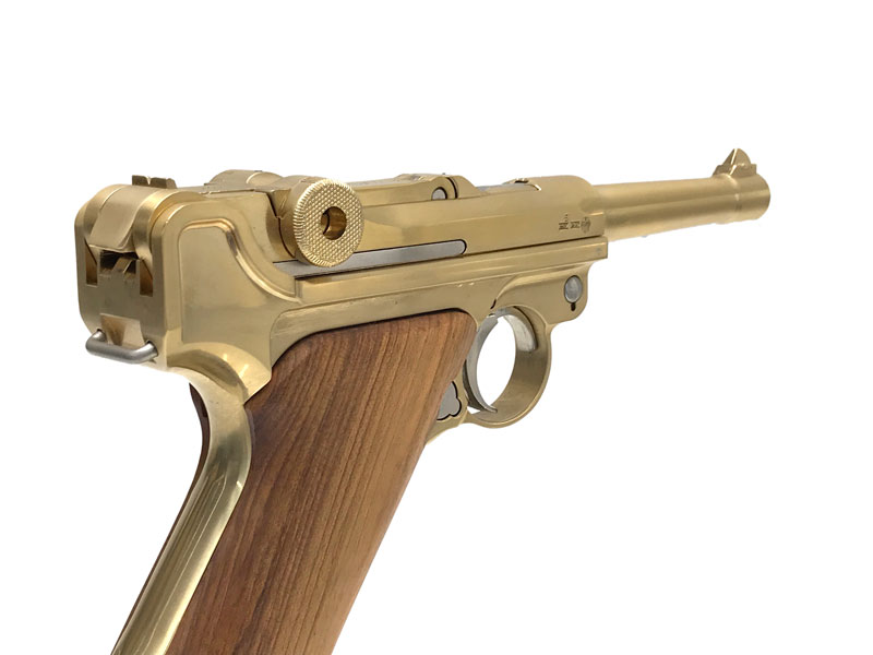 マルシン] ルガー P08 4インチ Parabellum 金属モデルガン 木製