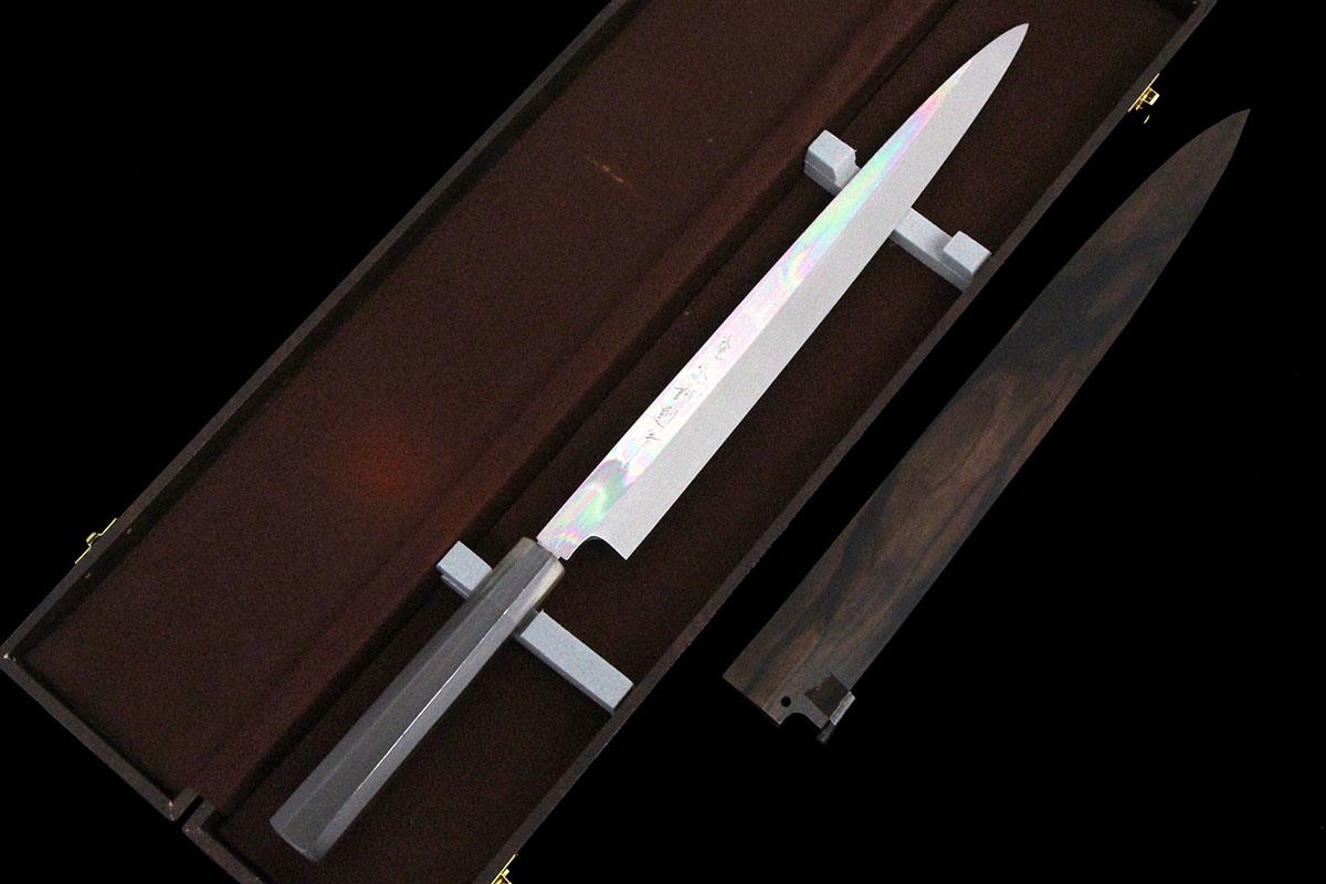 Cownee］玄海正國 本焼不動國作 牛刀 包丁 珍しい包丁 反り有り Cownee