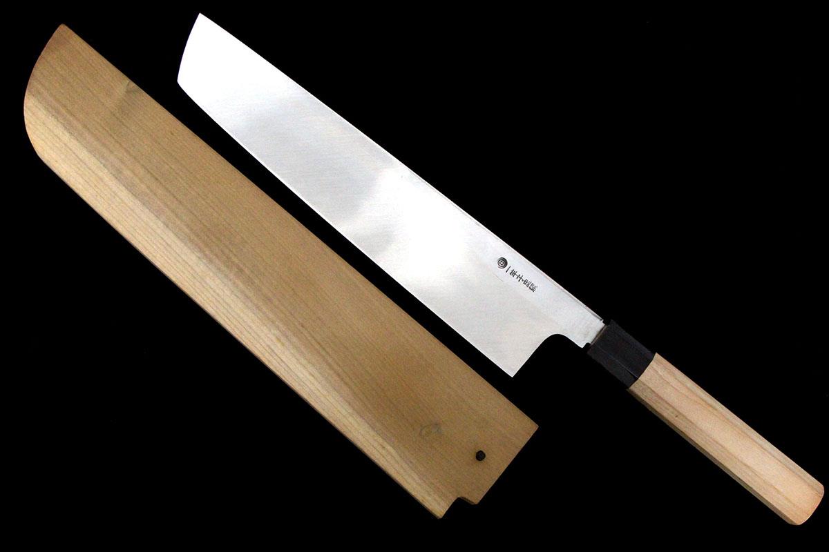 別打 鱧切包丁 尺 霞 朴柄 白鞘・外箱付 λA5899-2L2C | 一竿子忠綱